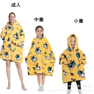 Beli Double Pockets Oversized Hoodie Selimut Sweatshirt Sangat Panas online manufacture