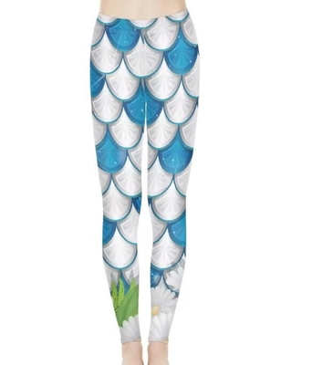 Beli Cetakan Stretchy On Demand Sublimasi Cetakan Leggings Wanita Celana Yoga Panjang online manufacture