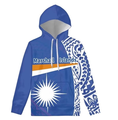 Beli Bendera Kepulauan Marshall Custom Sublimation Hoodie Sweater Polinesia Oversized online manufacture