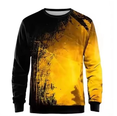 Beli Custom Logo Fleece Sublimation Print Sweater lengan panjang Gaya Streetwear online manufacture