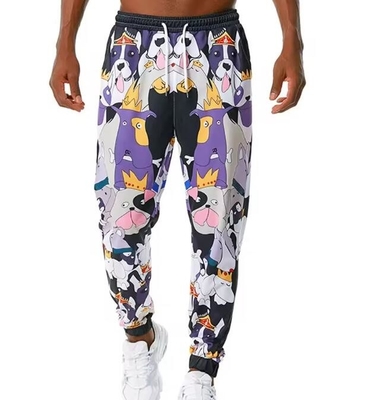 Beli Pria Custom Logo Bernafas Sublimasi Celana Jogging Elastis Pinggang online manufacture
