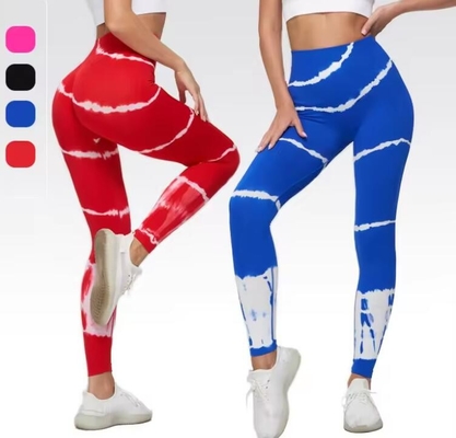 Beli Yoga Activewear Seamless Plus Size Custom Printed Leggings Tie Dye Butt Lifting online manufacture