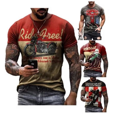 Beli Panjang pinggul seluruhnya Sublimasi Kaos Olahraga Polyester Oversized T-shirt grafis online manufacture