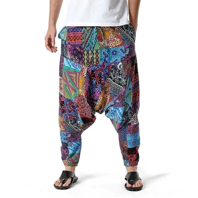 Beli Sublimasi Cetak Drop Crotch Sweatpants Baggy Perancis Terry Sportswear Fashion Oversized online manufacture