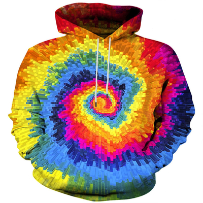 Beli Hip-Hop Graffiti Cetak Pria Hoodies Hooded Sweatshirts Sweater Unisex online manufacture