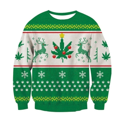 Beli Men's 3D Digital Printing Natal lengan panjang Sweatshirt Putri Putri Putri online manufacture