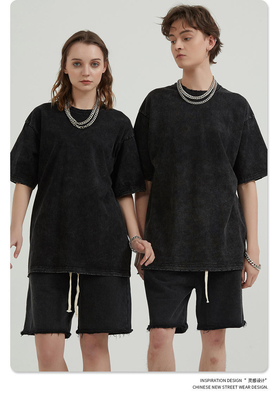 T-Shirt Grafis Khusus T-Shirt Men's Silk Screen Printing T-Shirt Berat