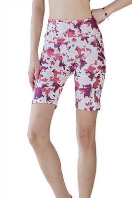 Mesin Cuci Custom Printed Leggings Seamless Gym Shorts Untuk Wanita