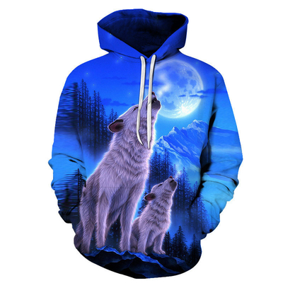 100% Polyester Sublimasi Hoodies Sweatshirt Disesuaikan Anti Kerutan