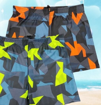 Fashion Custom Swim Shorts Surf Pantai Swim Trunks Untuk Pria BSCI Sertifikasi