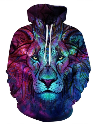 Hoodie Pencetakan Sublimasi Multi-warna