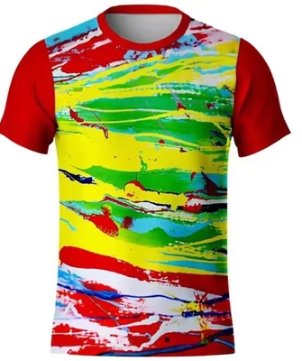 Custom Logo O-Neck Sublimasi T-Shirt Cetak