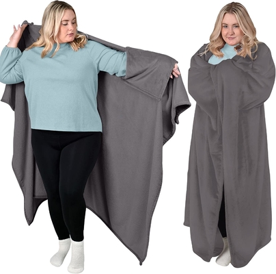 Cape Cozy Throw Plush Oversized Berkerudung Berkerudung TV Berkerudung