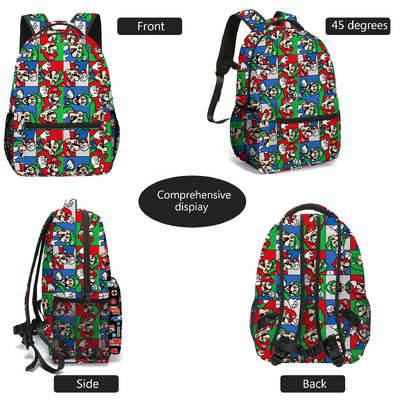 Cartoon Full Printed Backpack Kapasitas Besar Sekolah Dasar Backpack Pengurangan Beban