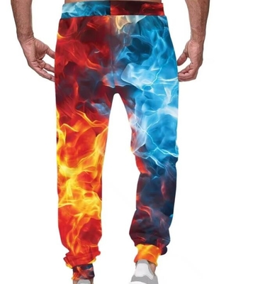 Reguler Fit Custom Printed Sweatpants Quick Dry Patterned Joggers