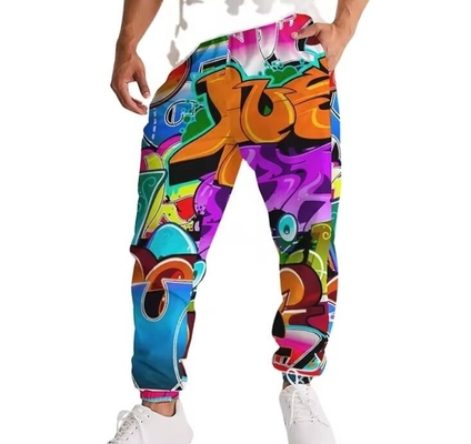Full Print Sublimasi Jalan Pria Sweatpants Oversized