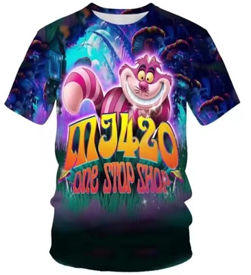 T-shirt cetak sublimasi 100% poliester untuk maraton