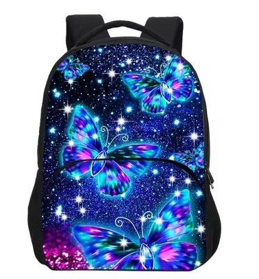 Fashion tahan lama Kupu-kupu Tas ransel cetak khusus 13 liter Waterproof