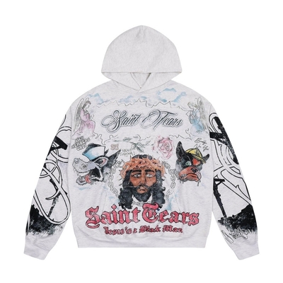Hoodie Disesuaikan Sweatshirt Untuk Pria Wanita Sweater Hoodies lengan panjang