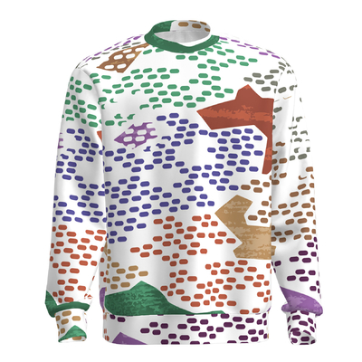 Sweatshirt leher bulat Sublimasi termal Transfer panas Digital Printing Hoodie DIY khusus