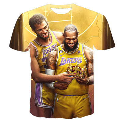 Jersey Bola Basket Pria Cepat Kering Kaos Olahraga Jersey Bola Basket LA Nomor 23 Pakaian Olahraga T-shirt Kaos Olahraga